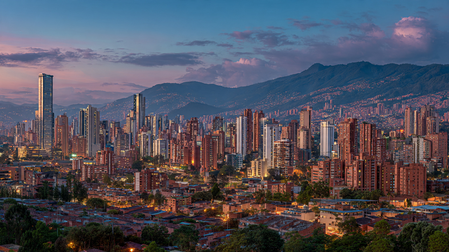 Skyline de Medellin